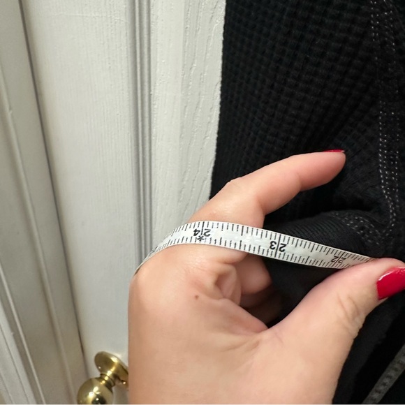 rag & bone Men's Black Henley Sweater waffle XL thick - Picture 7 of 8